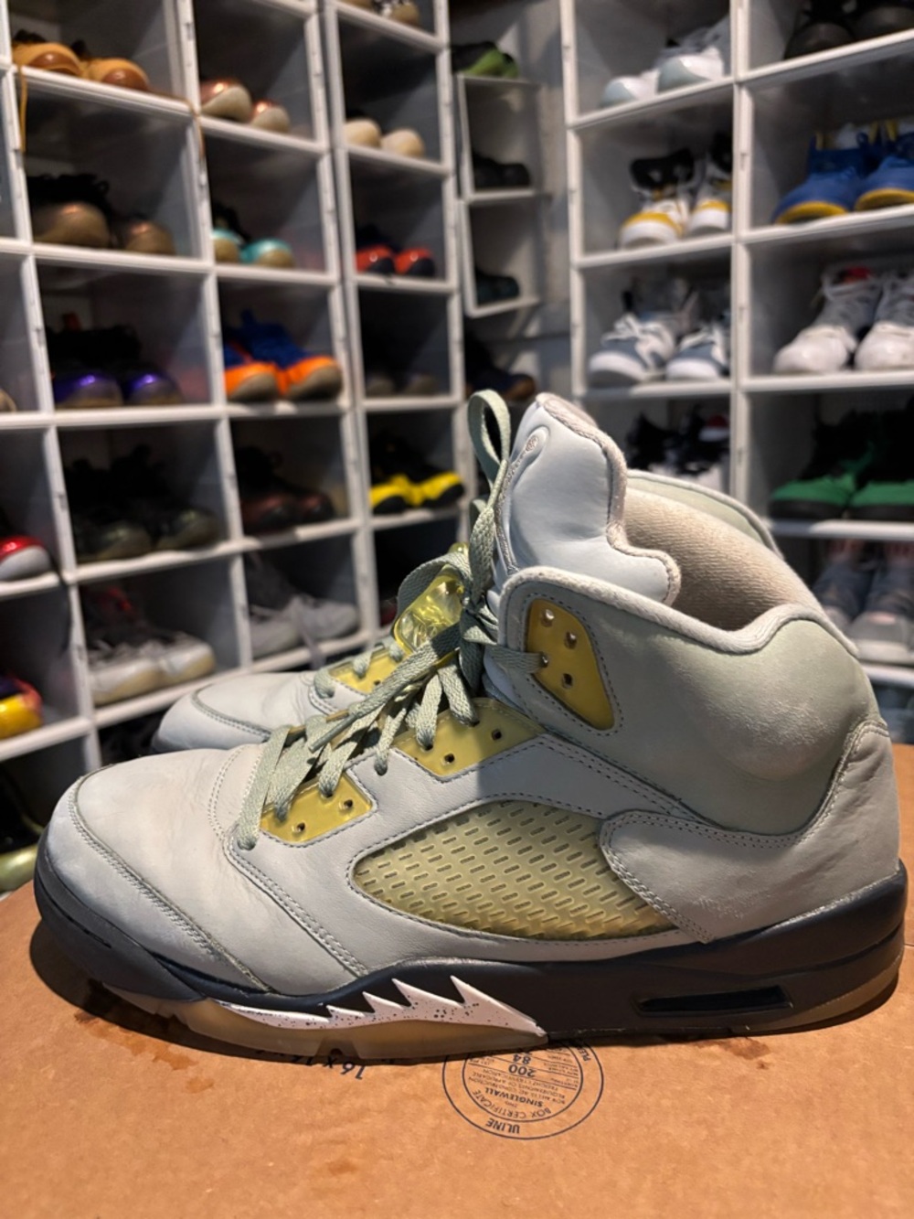 Jordan 5 jade size 13